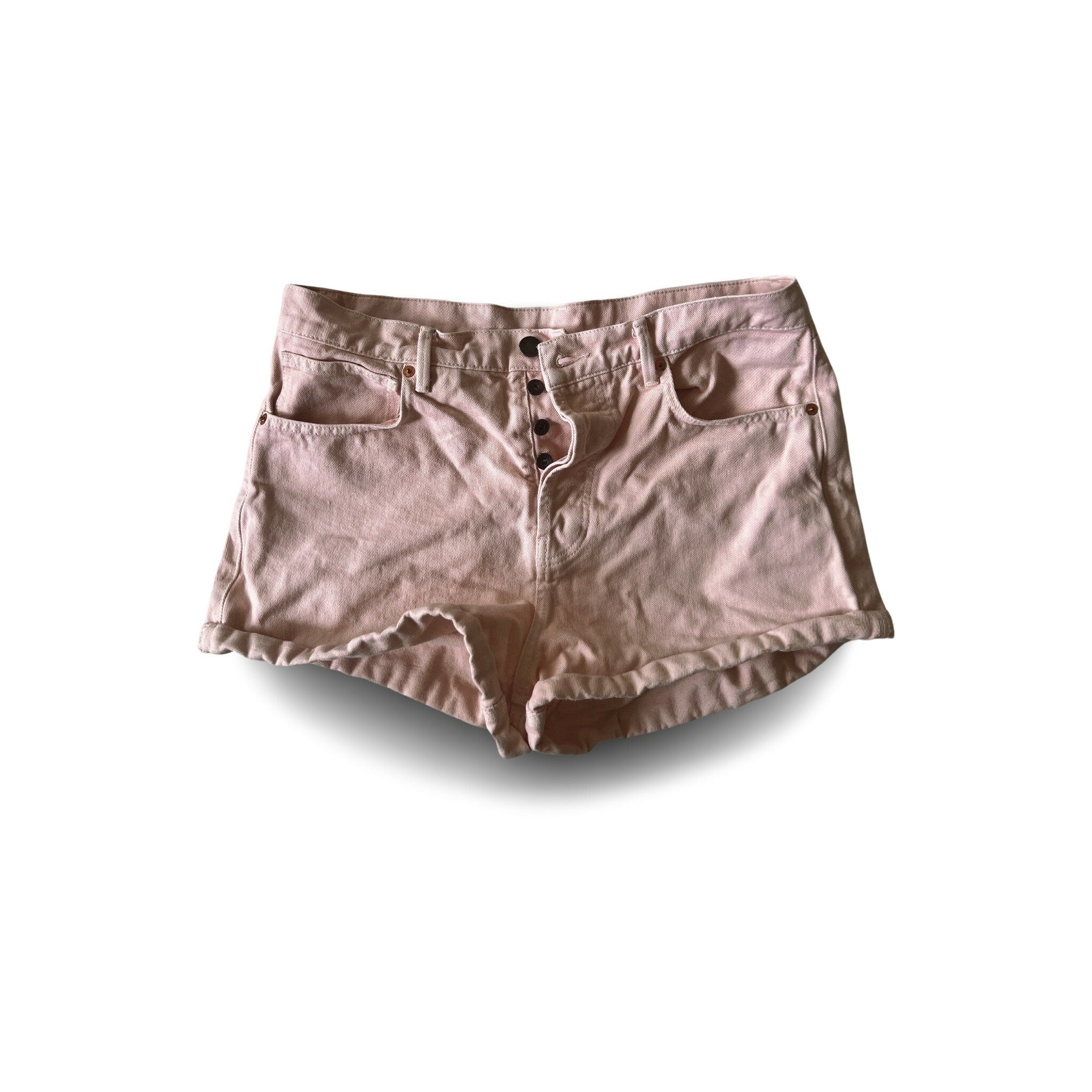 raey-preloved-tahiti-denim-shorts-in-nude-pink