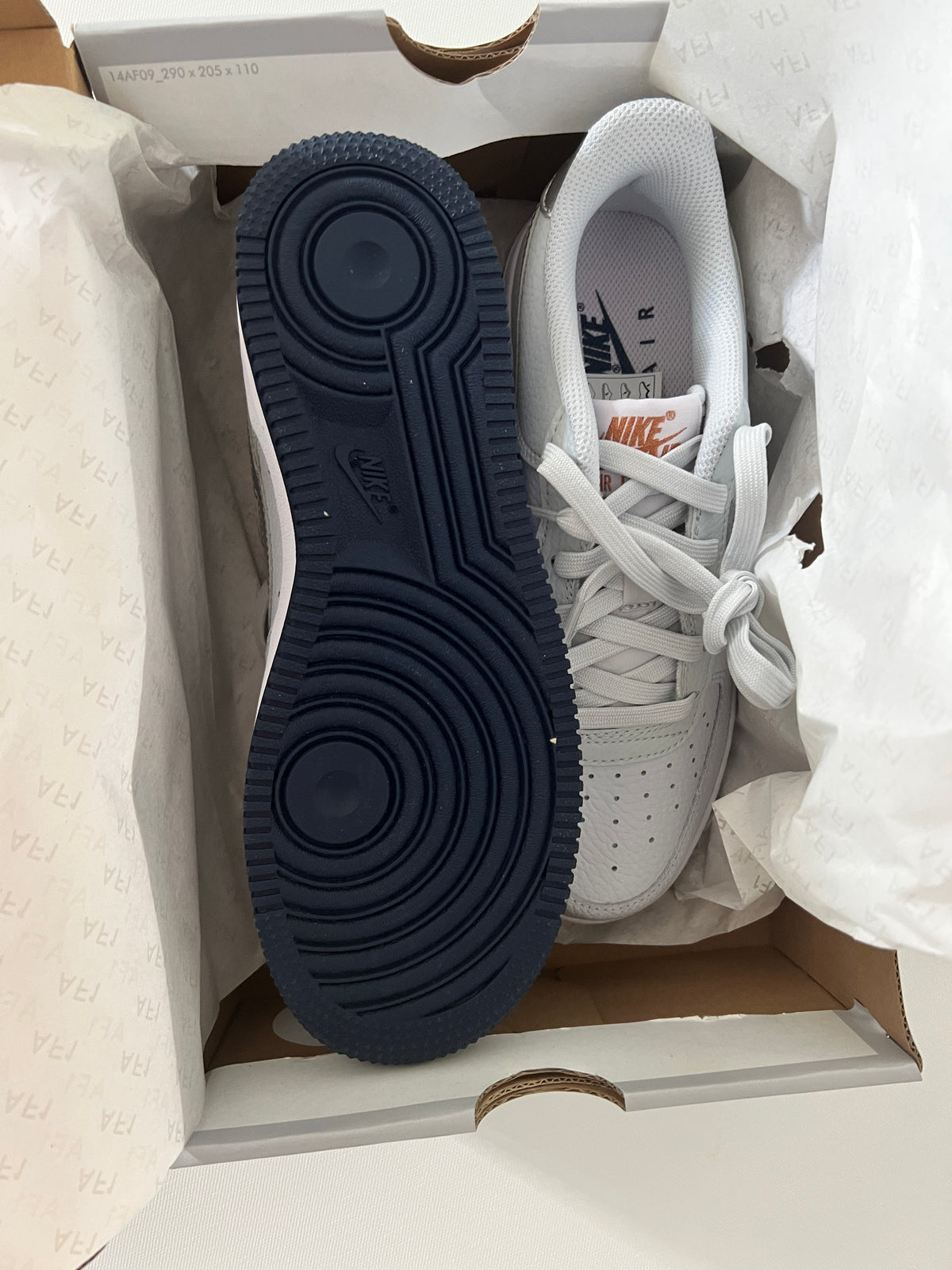 Nike Air Force 1 Low Blue/Silver Preloved