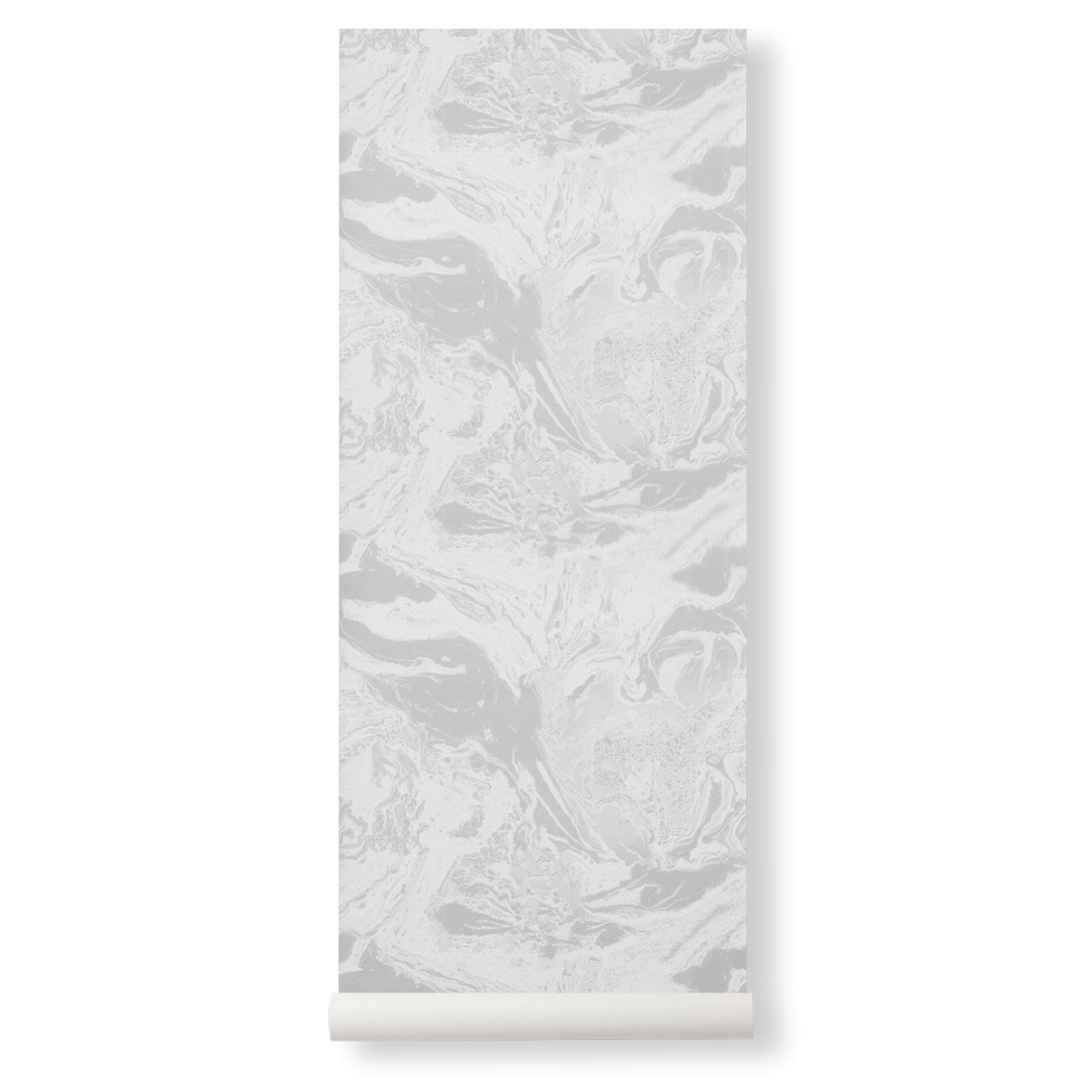 Ferm Living Marbling Wallpaper In Beige - Scandi Minimal