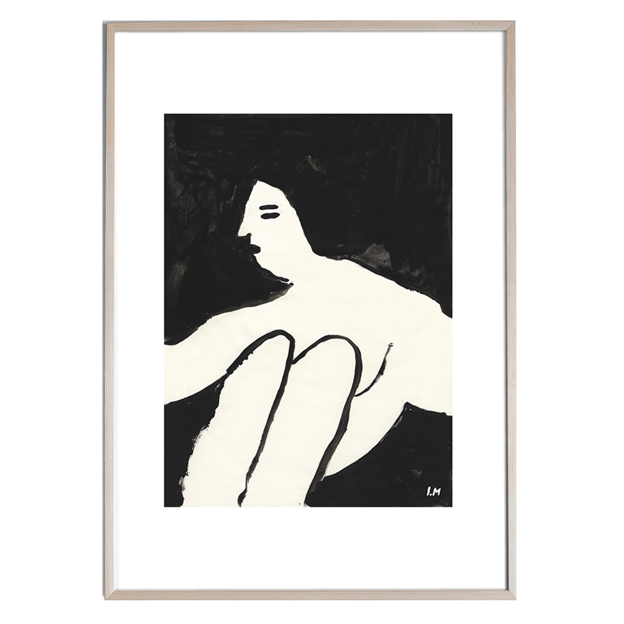 Fine Little Day Woman Poster - Scandinavian Art Poster